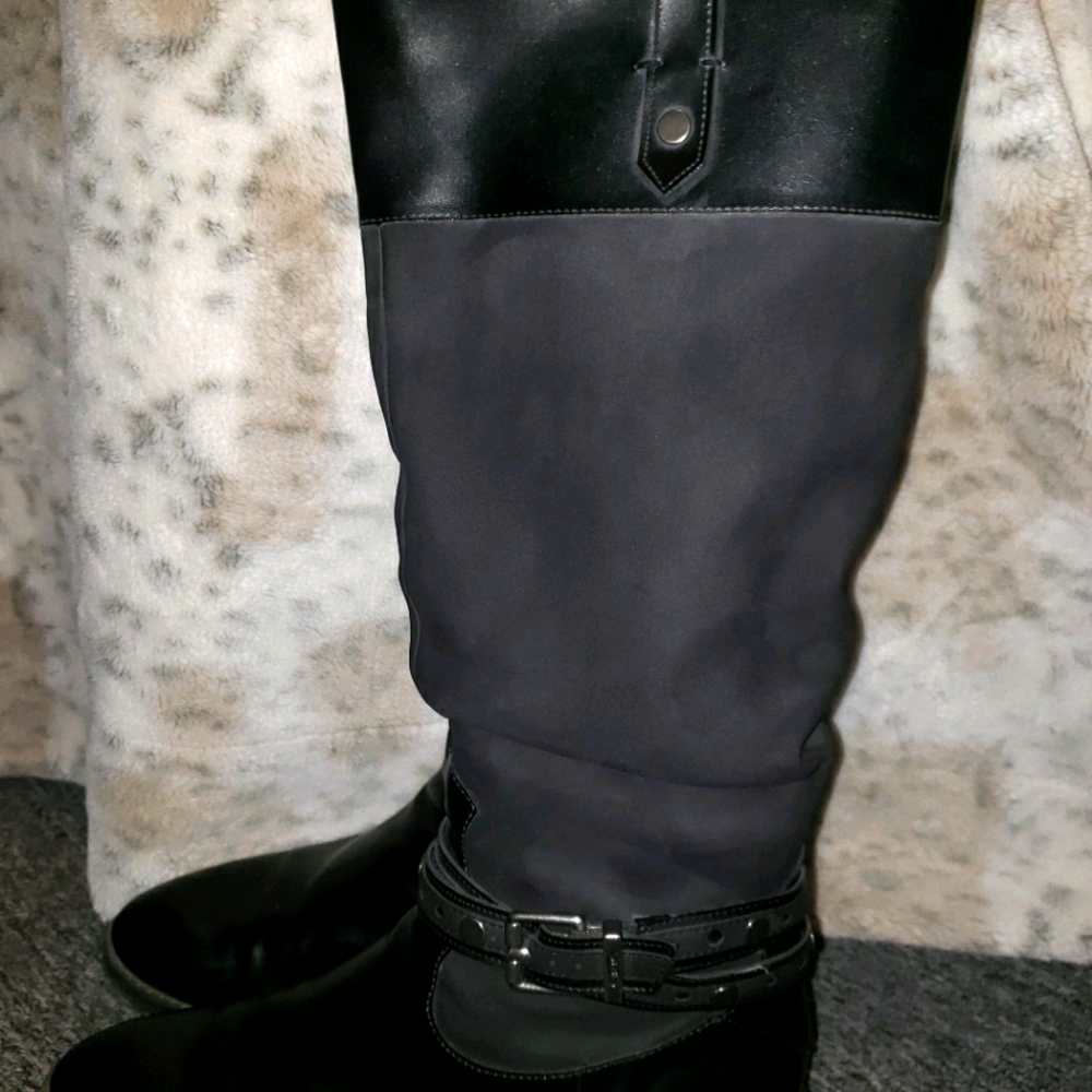 Circus riding boot woman
